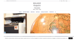 Desktop Screenshot of majanoabogados.com